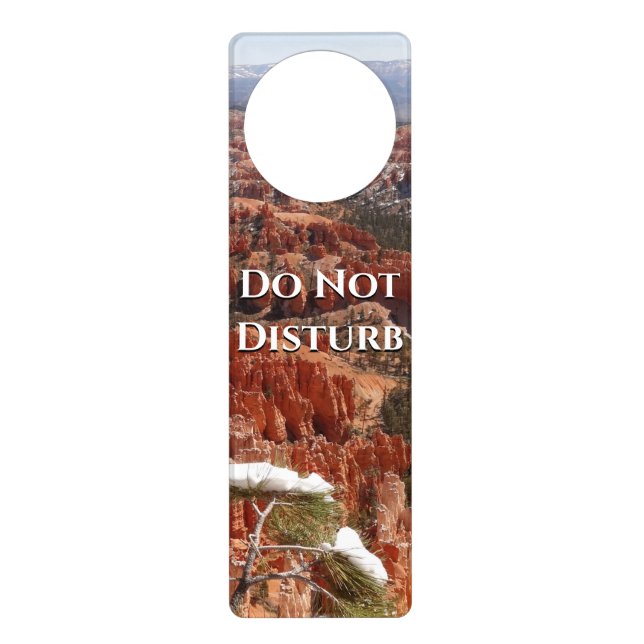 Inspiration Point at Bryce Canyon I Door Hanger (Front)