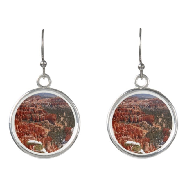 Inspiration Point at Bryce Canyon I Earrings (Front)