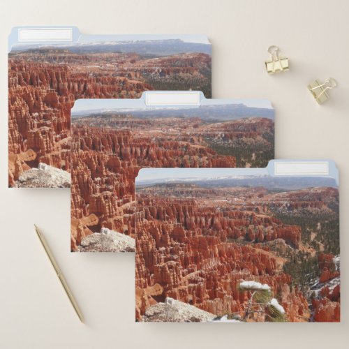 Inspiration Point at Bryce Canyon I File Folder