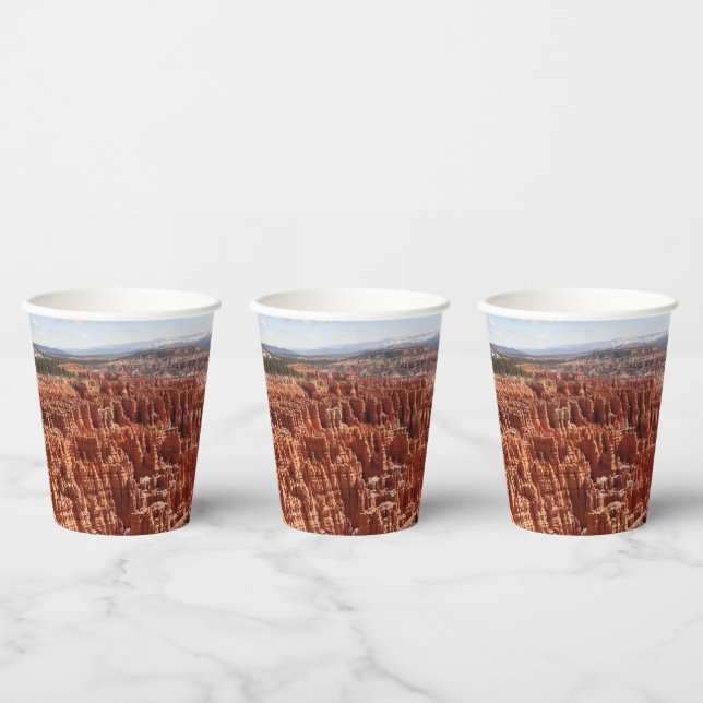 Inspiration Point at Bryce Canyon I Paper Cups (Multi)