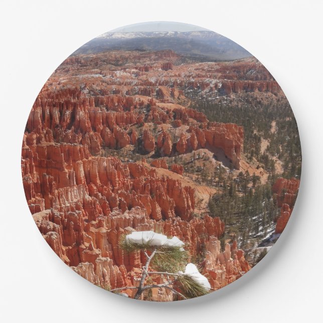 Inspiration Point at Bryce Canyon I Paper Plates (Front)