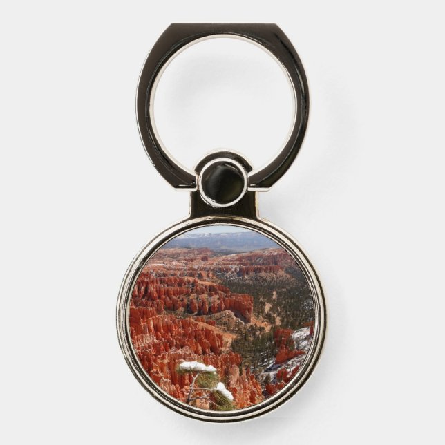 Inspiration Point at Bryce Canyon I Phone Ring Stand (Front)