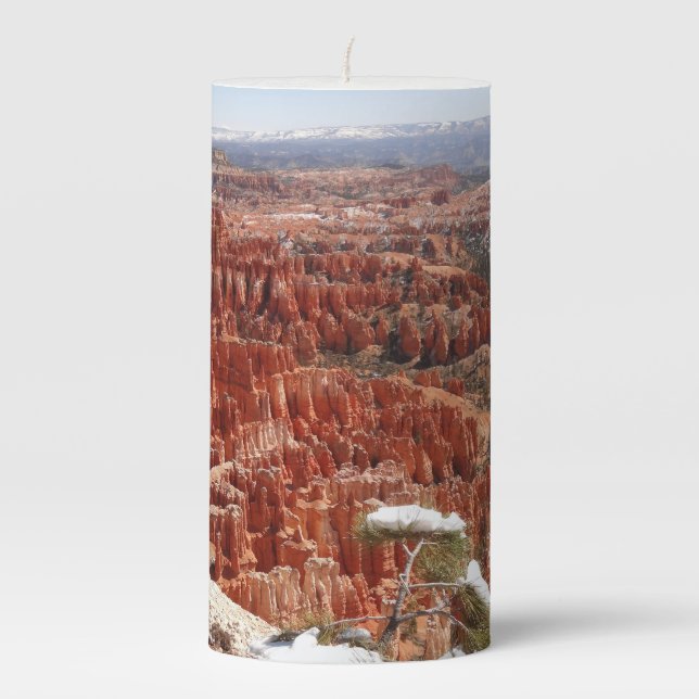 Inspiration Point at Bryce Canyon I Pillar Candle (Front)