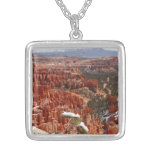 Inspiration Point at Bryce Canyon I Silver Plated Necklace