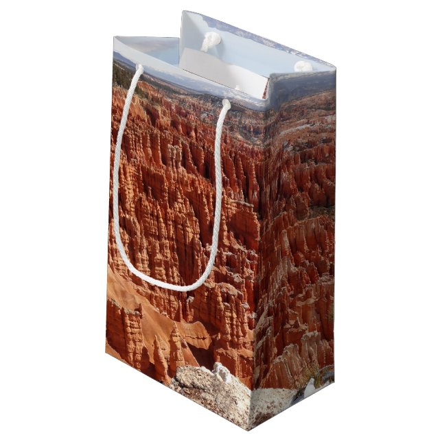 Inspiration Point at Bryce Canyon I Small Gift Bag (Back Angled)