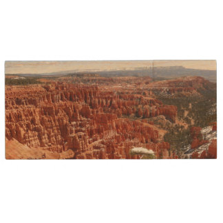 Inspiration Point at Bryce Canyon I Wood Flash Drive