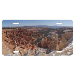 Inspiration Point at Bryce Canyon II License Plate