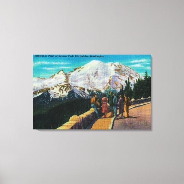 Inspiration Point at Sunrise Park Canvas Print (Front)