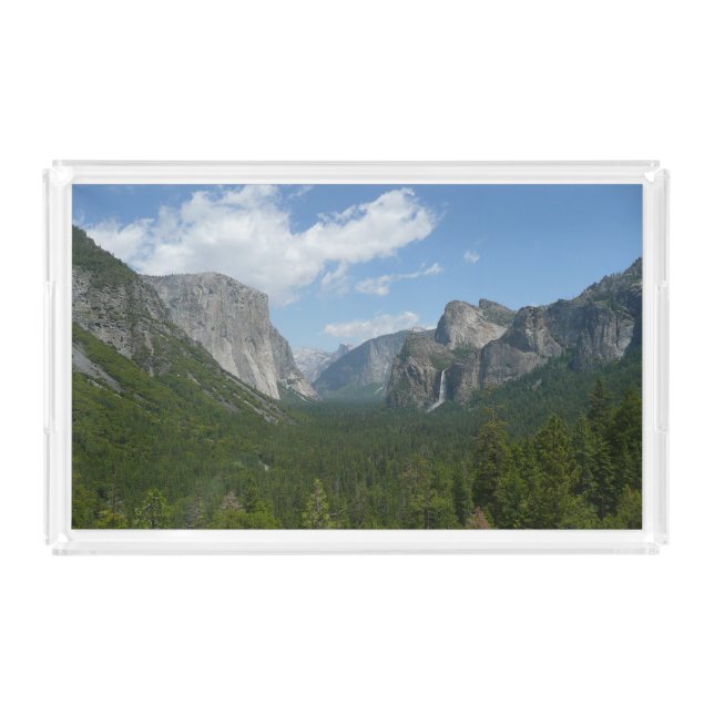 Inspiration Point in Yosemite National Park Acrylic Tray (Front)