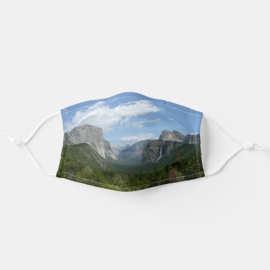 Inspiration Point in Yosemite National Park Adult Cloth Face Mask (Front, Unfolded)