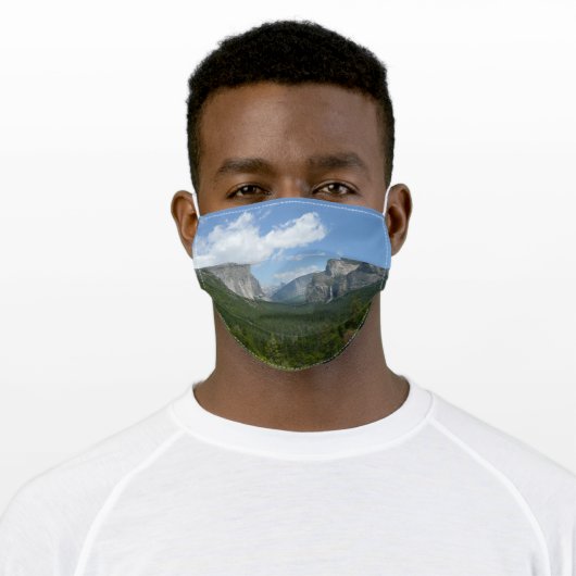 Inspiration Point in Yosemite National Park Adult Cloth Face Mask (Worn)