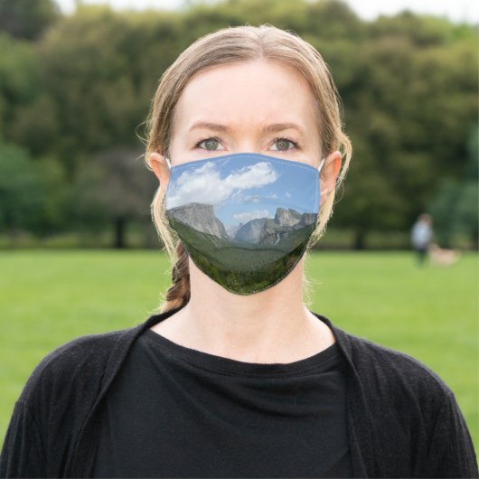 Inspiration Point in Yosemite National Park Adult Cloth Face Mask (Outside)