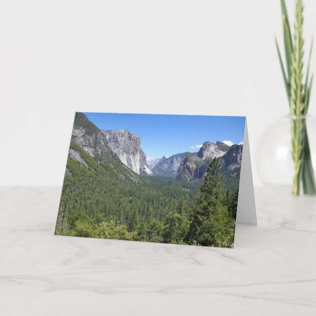 Inspiration Point in Yosemite National Park Card (Front)