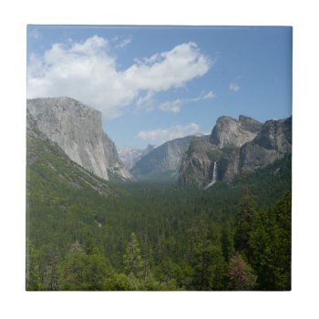 Inspiration Point In Yosemite National Park Ceramic Tile by mlewallpapers at Zazzle