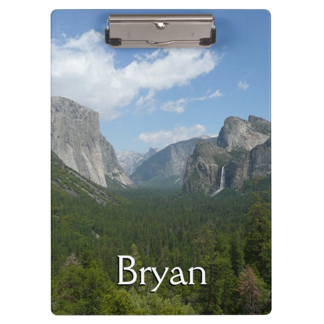 Inspiration Point in Yosemite National Park Clipboard (Front)
