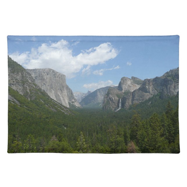 Inspiration Point in Yosemite National Park Cloth Placemat (Front)