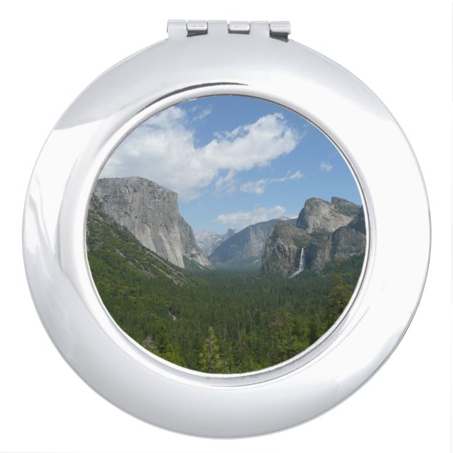 Inspiration Point in Yosemite National Park Compact Mirror (Front)
