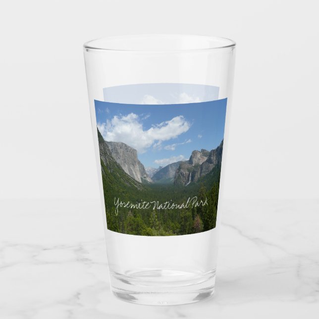 Inspiration Point in Yosemite National Park Glass (Front)