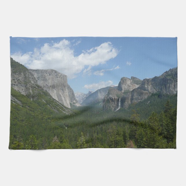 Inspiration Point in Yosemite National Park Kitchen Towel (Horizontal)