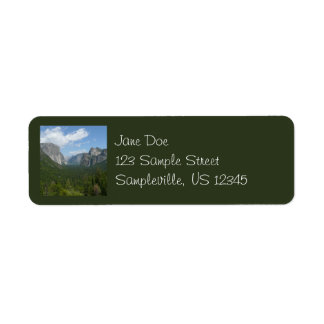 Inspiration Point in Yosemite National Park Label