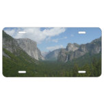 Inspiration Point in Yosemite National Park License Plate