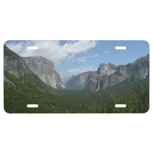 Inspiration Point in Yosemite National Park License Plate
