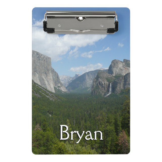 Inspiration Point in Yosemite National Park Mini Clipboard (Front)