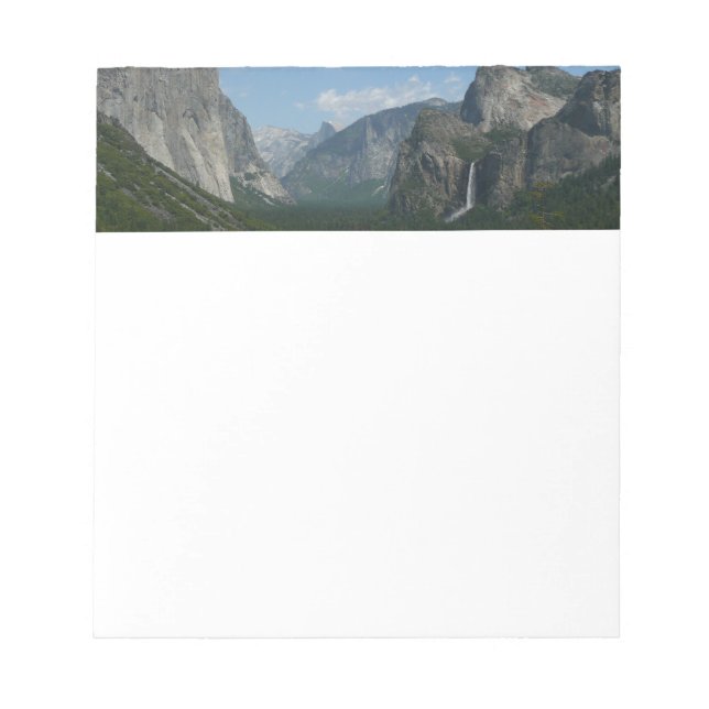 Inspiration Point in Yosemite National Park Notepad (Front)