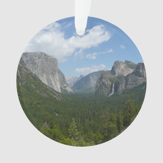 Inspiration Point in Yosemite National Park Ornament (Front)