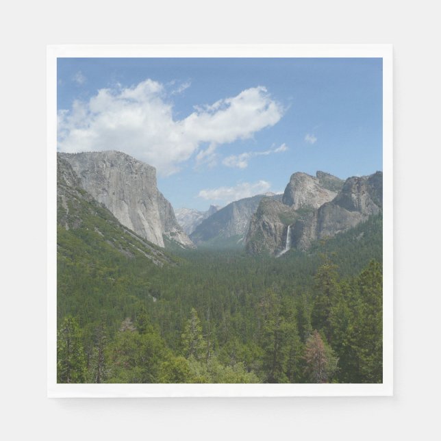 Inspiration Point in Yosemite National Park Paper Napkins (Front)