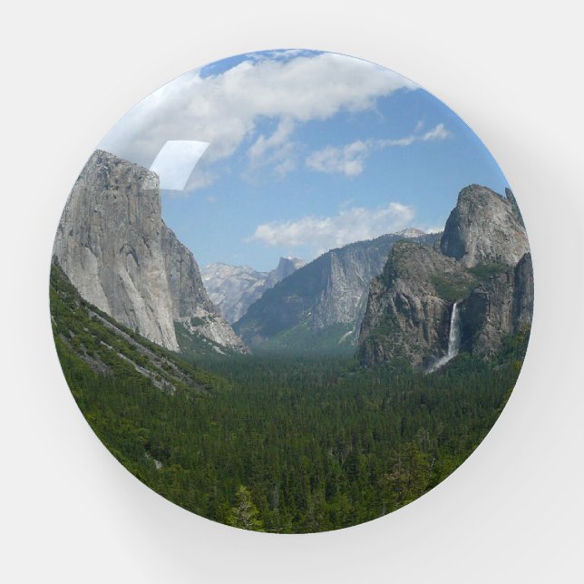 Inspiration Point in Yosemite National Park Paperweight (Front)