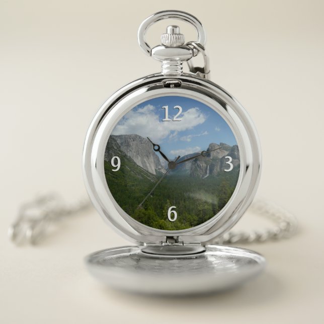 Inspiration Point in Yosemite National Park Pocket Watch (Inside)