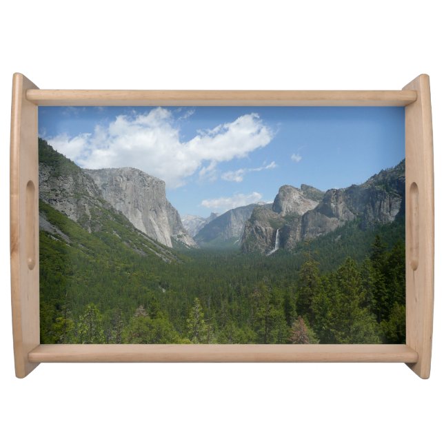 Inspiration Point in Yosemite National Park Serving Tray (Front)