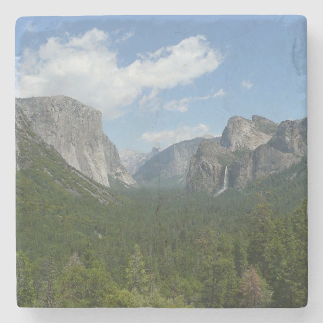 Inspiration Point in Yosemite National Park Stone Coaster (Front)