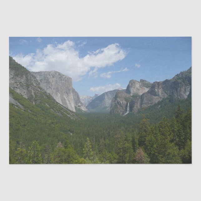 Inspiration Point in Yosemite National Park Tissue Paper (Front)
