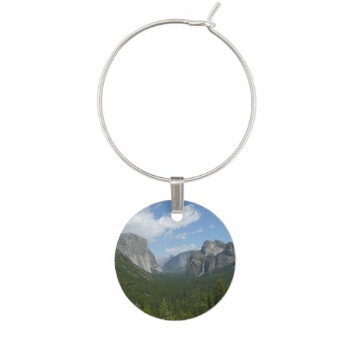 Inspiration Point in Yosemite National Park Wine Charm