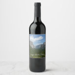 Inspiration Point in Yosemite National Park Wine Label