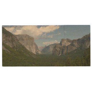 Inspiration Point in Yosemite National Park Wood Flash Drive