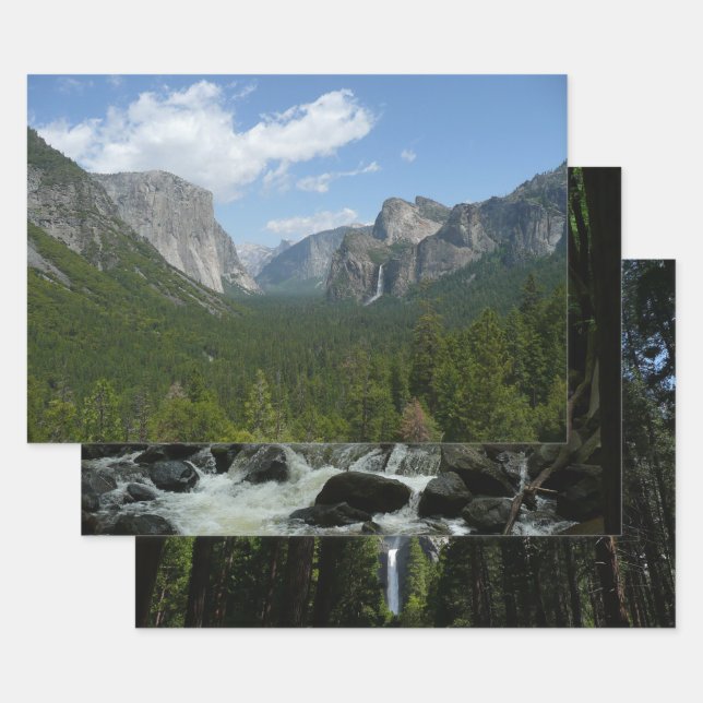 Inspiration Point in Yosemite National Park Wrapping Paper Sheets (Set)