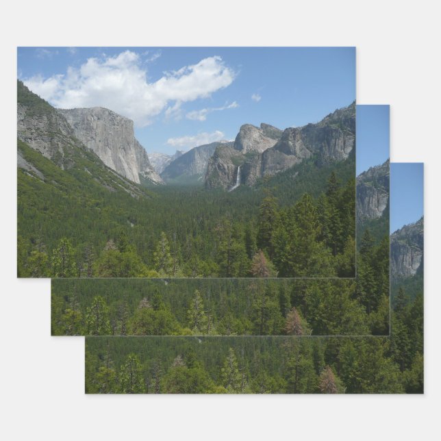 Inspiration Point in Yosemite National Park Wrapping Paper Sheets (Set)