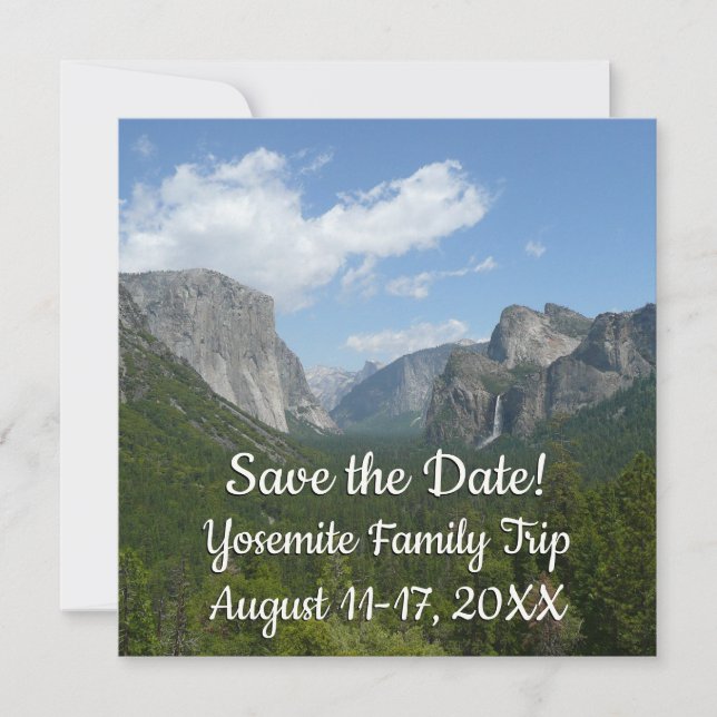 Inspiration Point in Yosemite Save the Date (Front)