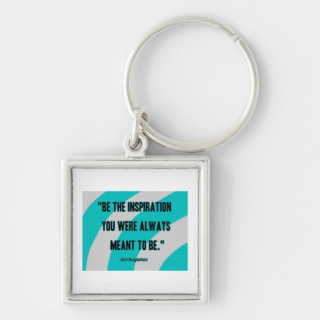 Inspiration Premium Square Keychain (Front)