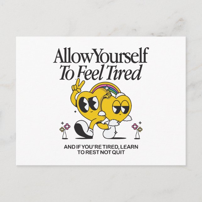 inspiration quote holiday postcard (Front)