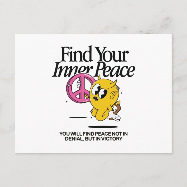 inspiration quote  holiday postcard (Front)