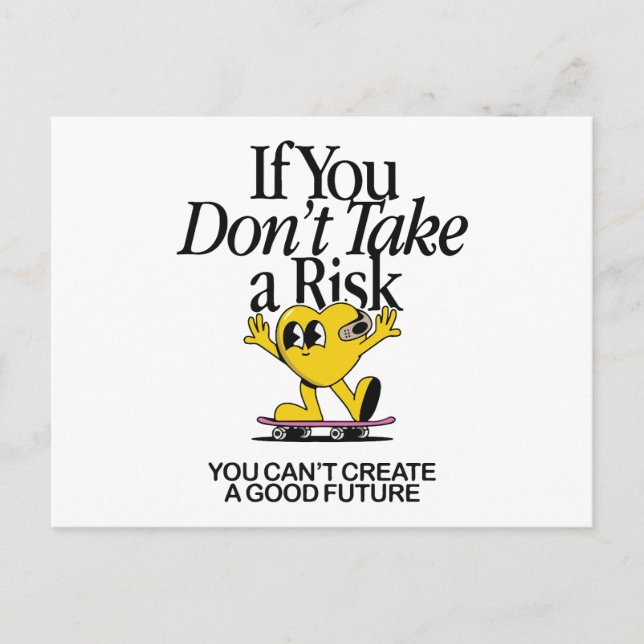 inspiration quote  holiday postcard (Front)