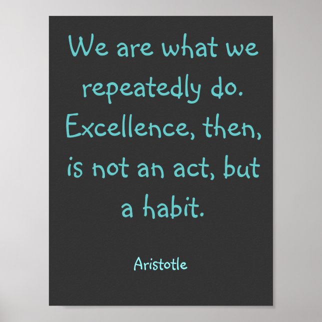 Inspiration Quote Poster Art Print (Front)