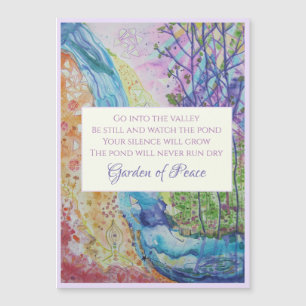 Inspiration Quote Saying Magnetic Card