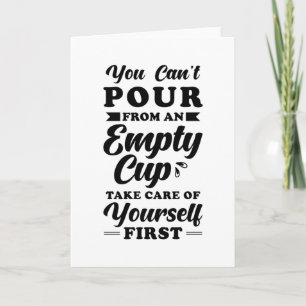 Inspiration Quote Self Care Card