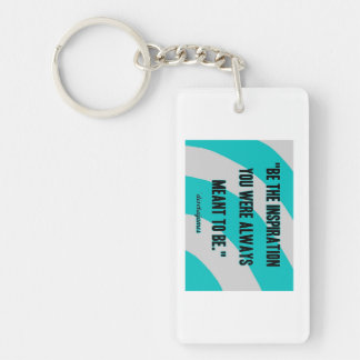 Inspiration Rectangle Keychain