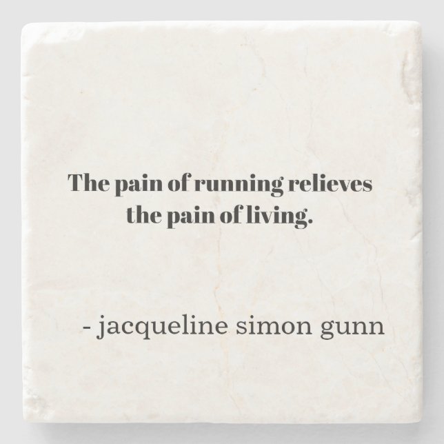 Inspiration runners  stone coaster (Front)